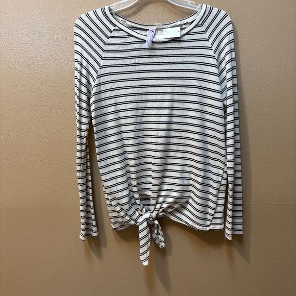Francesca’s Alya Long Sleeve Black Striped Cardigan XS NWT - Picture 1 of 7